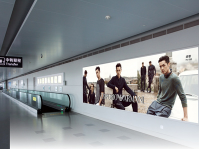 南京禄口国际机场航站楼户外立柱广告媒体